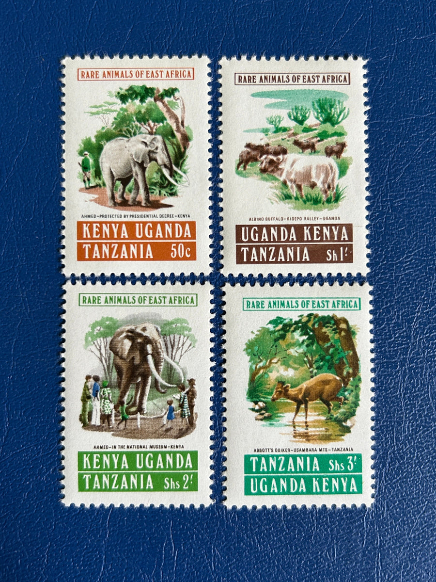 Tanzania - Original Vintage Postage Stamps- 1975 - Threatened Species - for the collector, artist or crafter