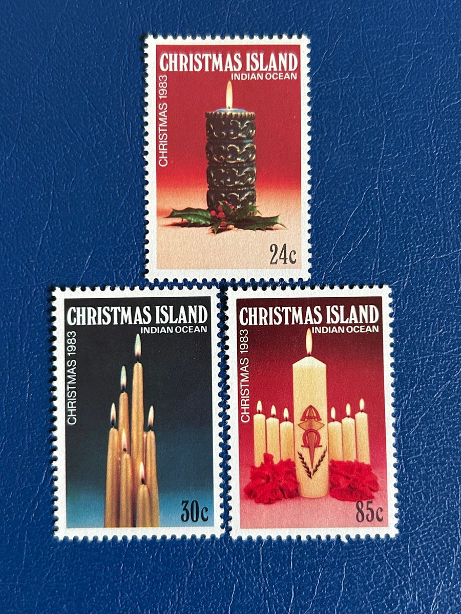 Christmas Island - Original Vintage Postage Stamps - 1983 - Christmas - for the collector, artist or crafter