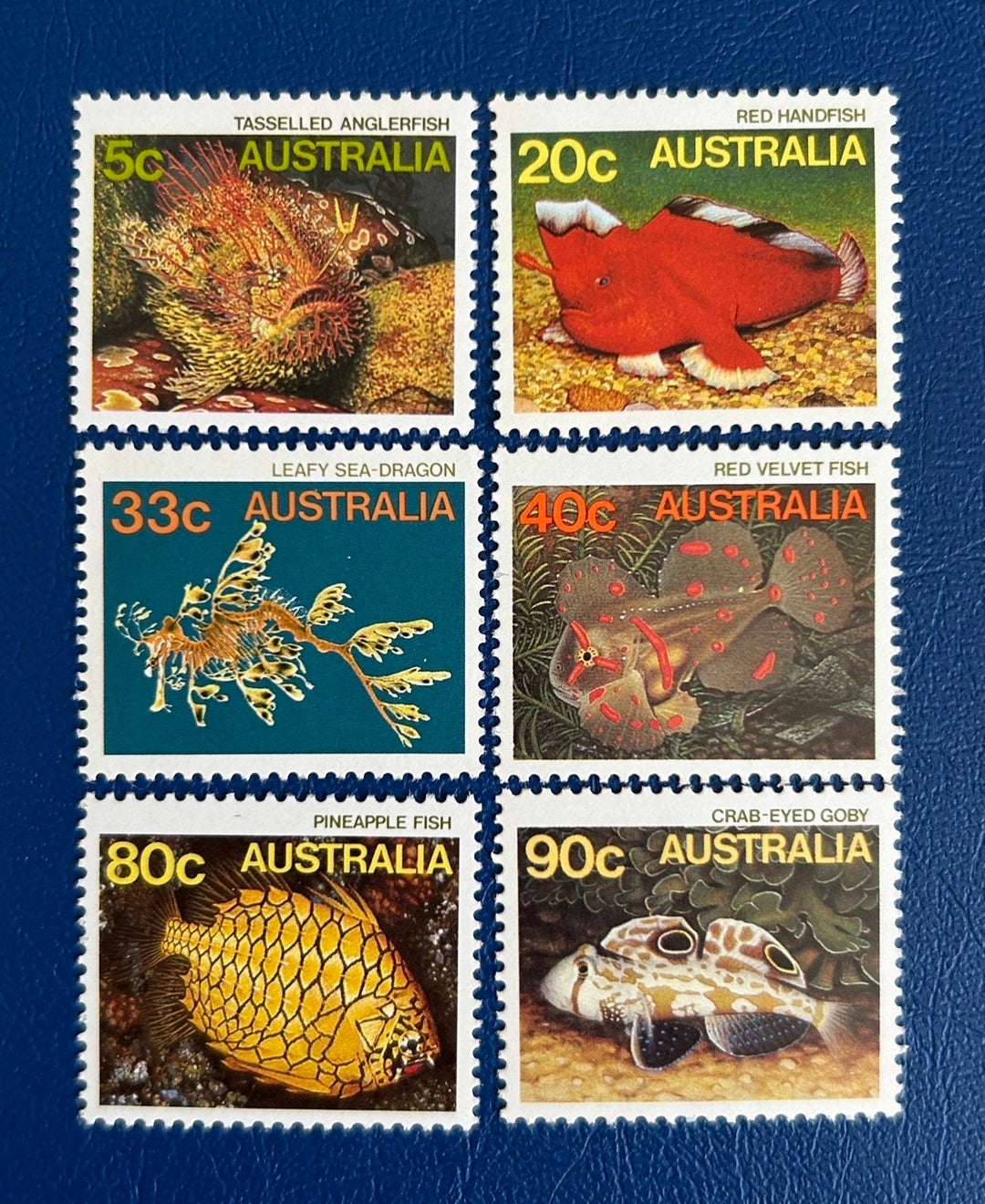 Australia - Original Vintage Postage Stamps - 1985 - Sea Life - for the collector, artist or crafter