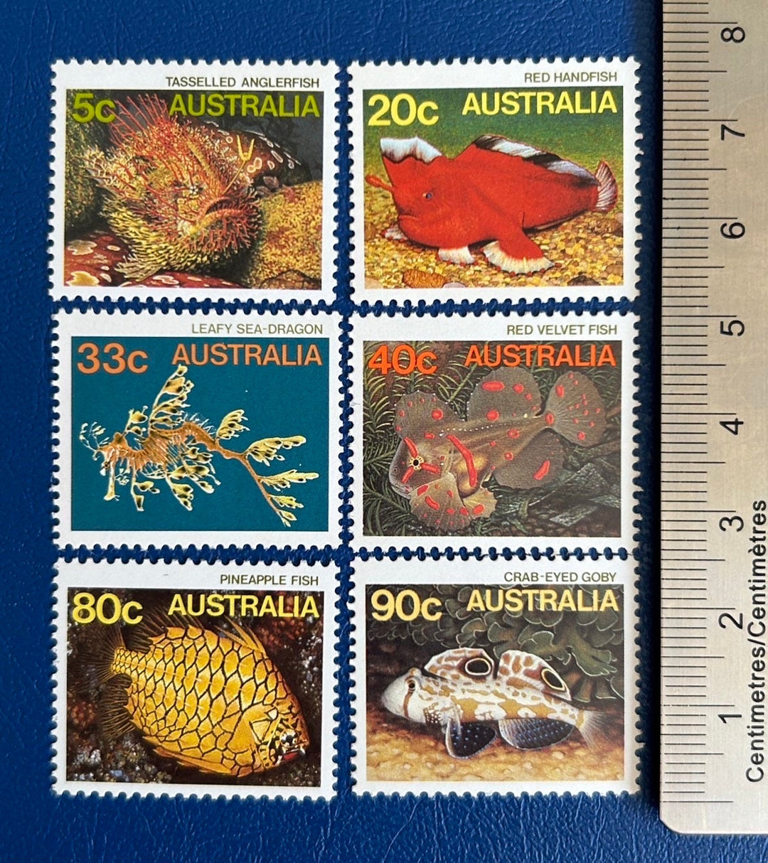 Australia - Original Vintage Postage Stamps - 1985 - Sea Life - for the collector, artist or crafter