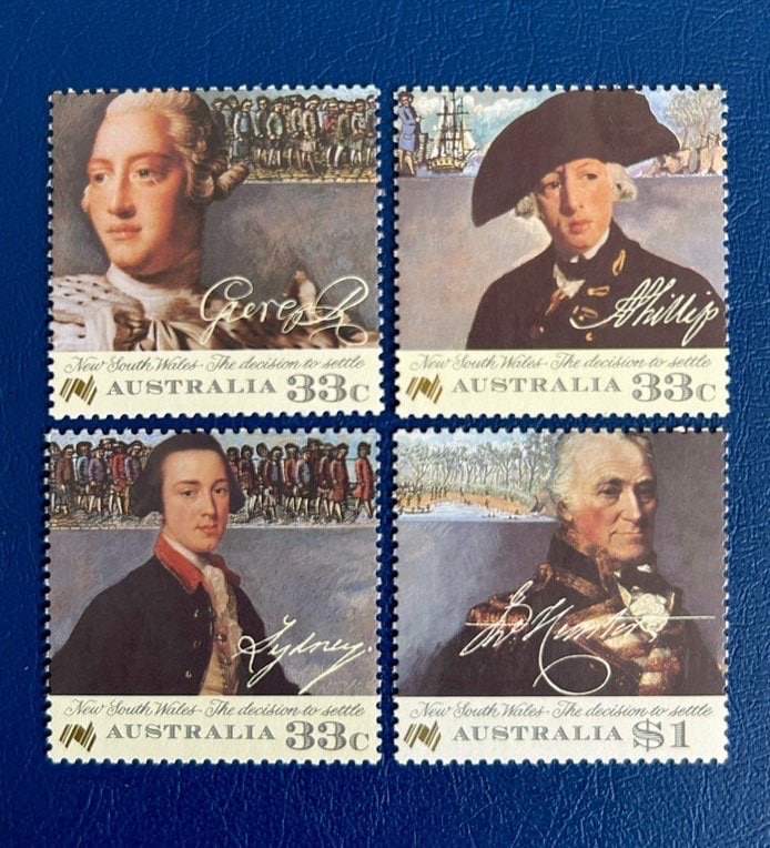 Australia - Original Vintage Postage Stamps - 1986 - Bicentenary of Australian Settlement - for the collector, artist or crafter