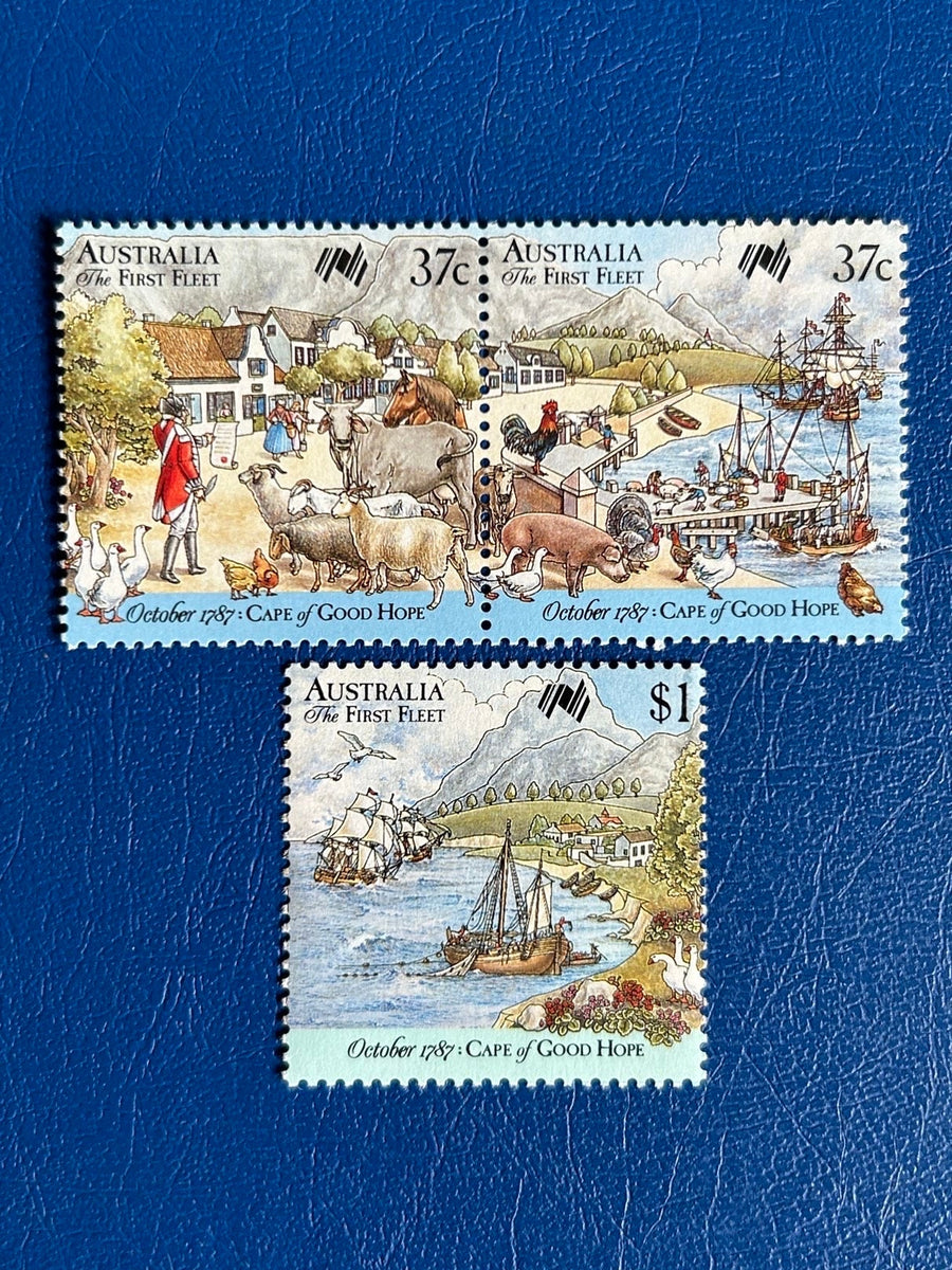 Australia - Original Vintage Postage Stamps - 1987 - Bicentenary of Australian Settlement: Cape Hope - for the collector, artist or crafter