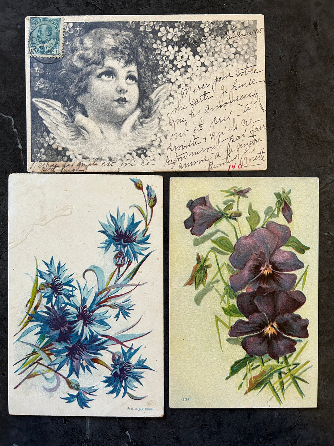 Postcard Lot - Vintage/Antique Postcards - for collecting, crafting, scrapbooking, collages & journals