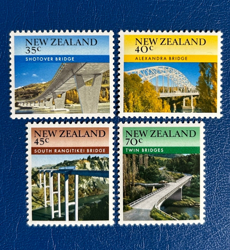 New Zealand - Original Vintage Postage Stamps - 1985 - Scenery - for the collector, artist or crafter