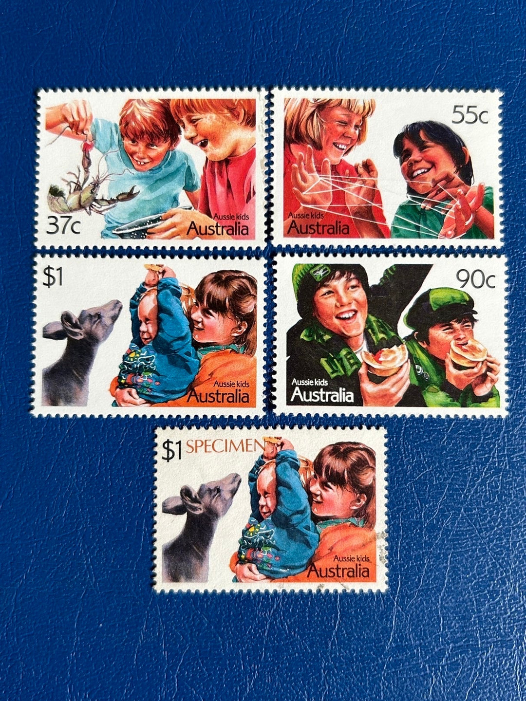 Australia - Original Vintage Postage Stamps - 1988 - Australian Children - for the collector, artist or crafter
