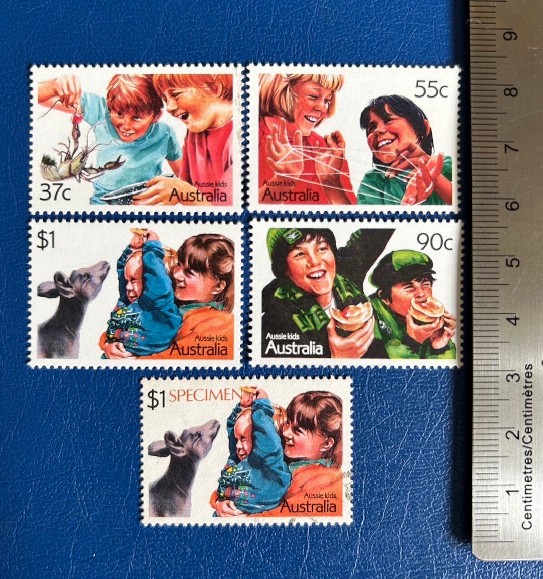 Australia - Original Vintage Postage Stamps - 1988 - Australian Children - for the collector, artist or crafter