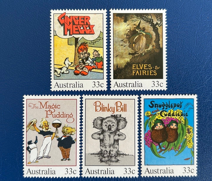 Australia - Original Vintage Postage Stamps - 1985 - Children’s Books - for the collector, artist or crafter