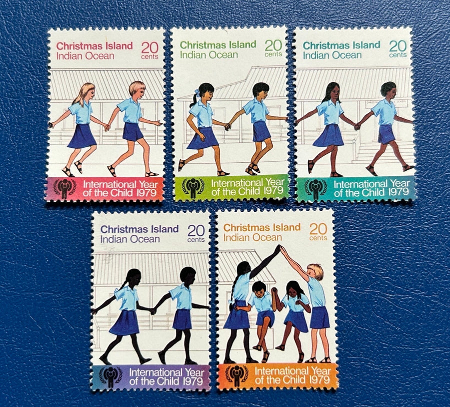 Christmas Island - Original Vintage Postage Stamps - 1979 - International Year of the Child - for the collector, artist or crafter