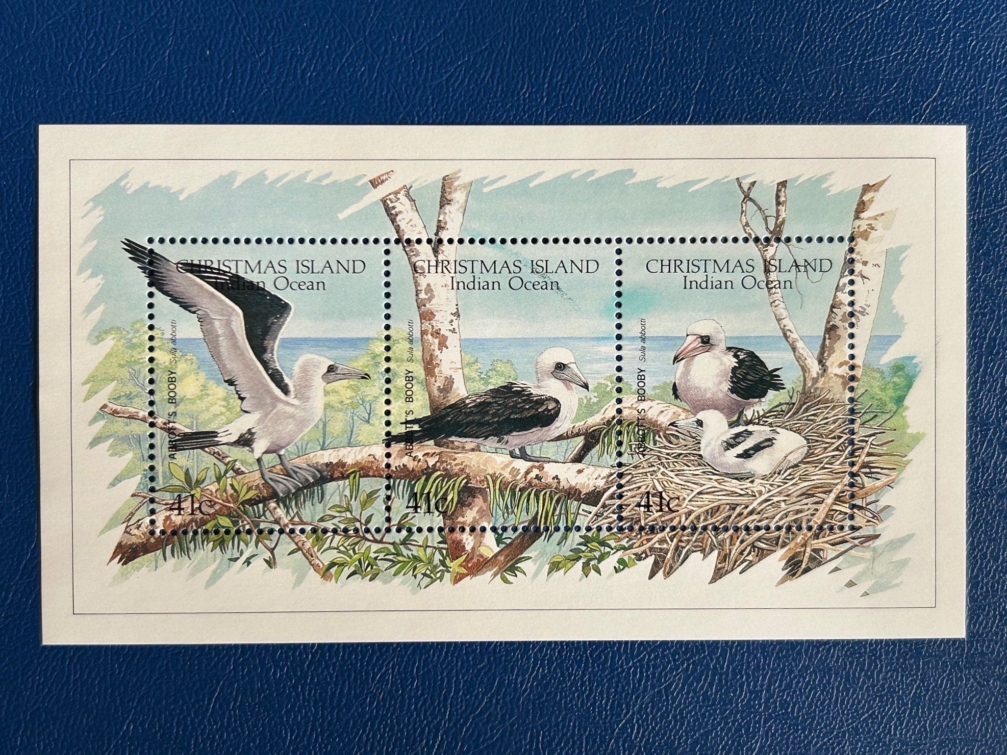 Christmas Island - Original Vintage Postage Stamps - 1990 - Endangered ...