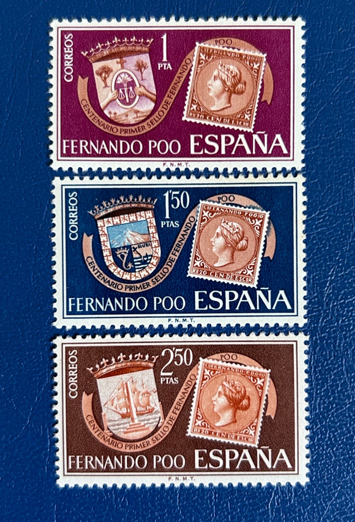 Fernando Po - 1968 - Centenary First Stamp – On the Ridge Stamps