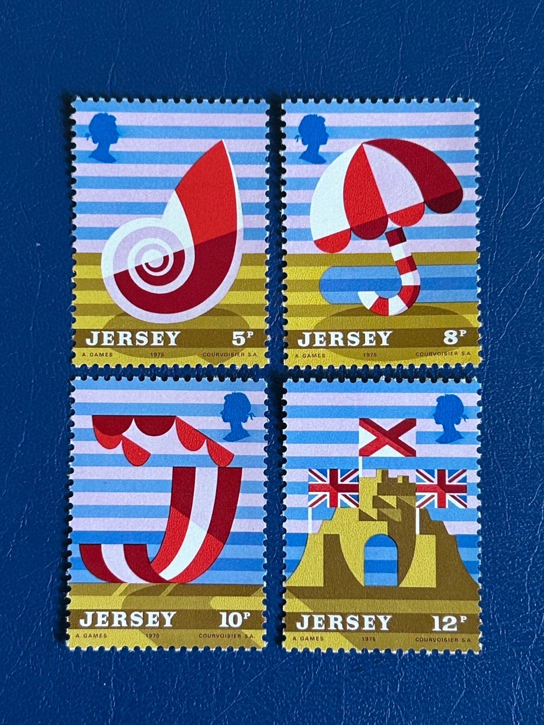 Jersey - Original Vintage Postage Stamps - 1975 - Tourism - for the collector, artist or crafter