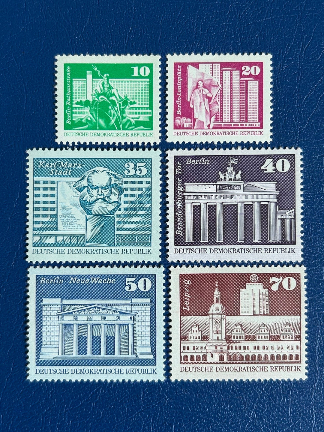 Germany (DDR) - Original Vintage Postage Stamps- 1973 - Development in the GDR- for the collector, artist or crafter