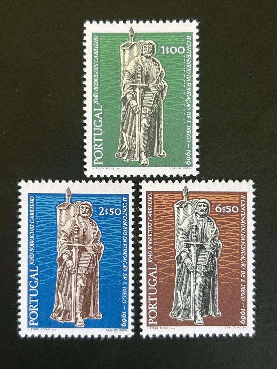 Portugal - Original Vintage Postage Stamps- 1969 - Bicentenary of San Francisco, CA - for the collector, artist or crafter