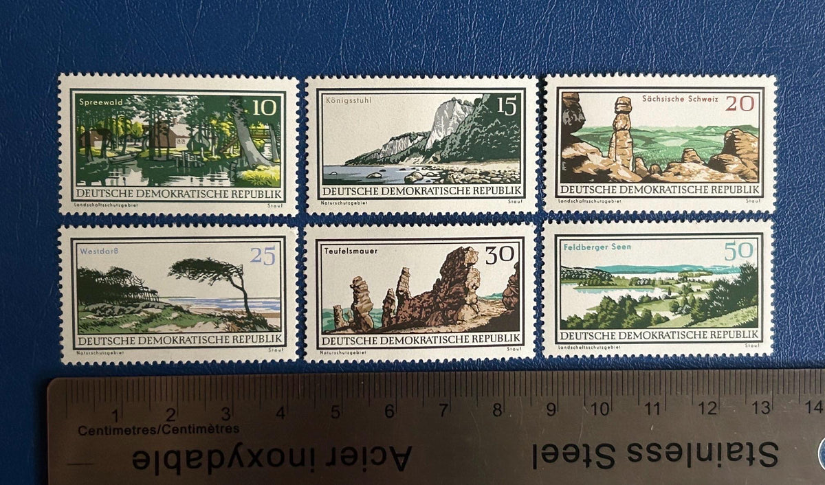 Germany (DDR) - Original Vintage Postage Stamps- 1966 - Protected Land ...