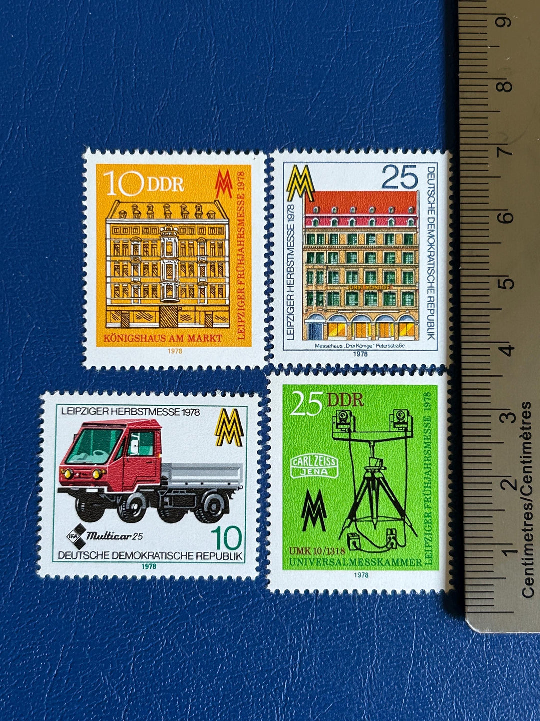 East Germany (DDR) -Original Vintage Postage Stamps - 1978 - Leipziger Fair (Spring & Fall) - for the collector, artist or craft