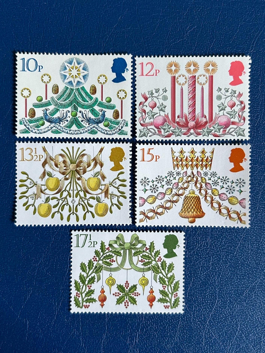 United Kingdom - Original Vintage Postage Stamps - 1980 - Christmas - for the collector, artist or crafter