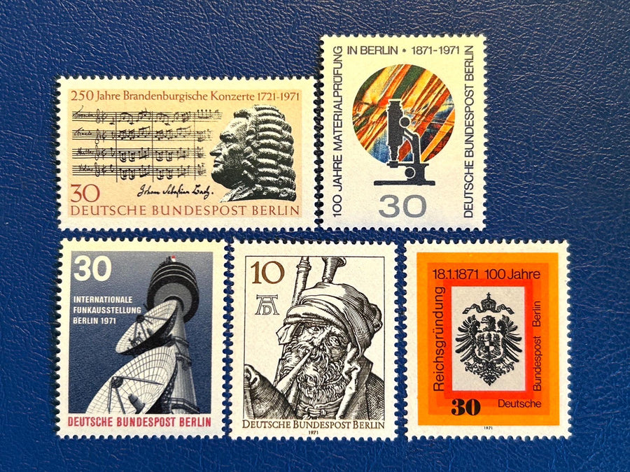 Germany (Berlin) - Original Vintage Postage Stamps - 1971 - Mix - for the collector, artist or crafter