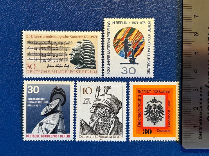 Germany (Berlin) - Original Vintage Postage Stamps - 1971 - Mix - for the collector, artist or crafter