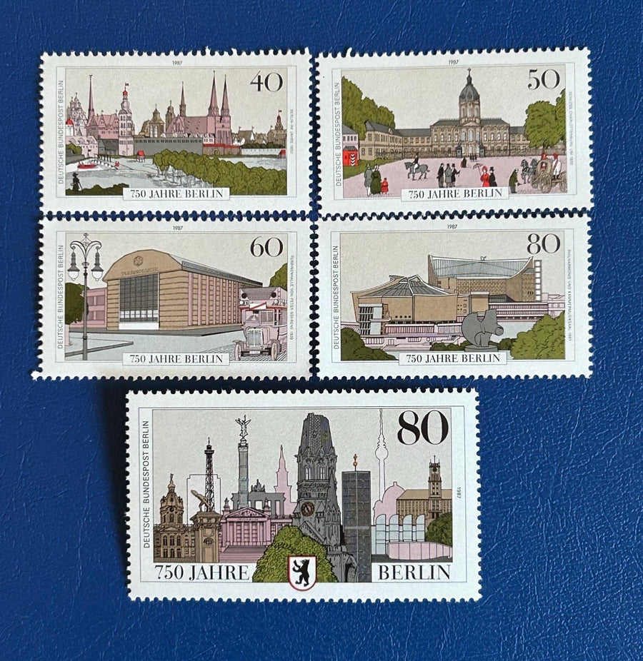 Germany (Berlin) - Original Vintage Postage Stamps - 1987 - 750 Years Berlin - collector, artist or crafter