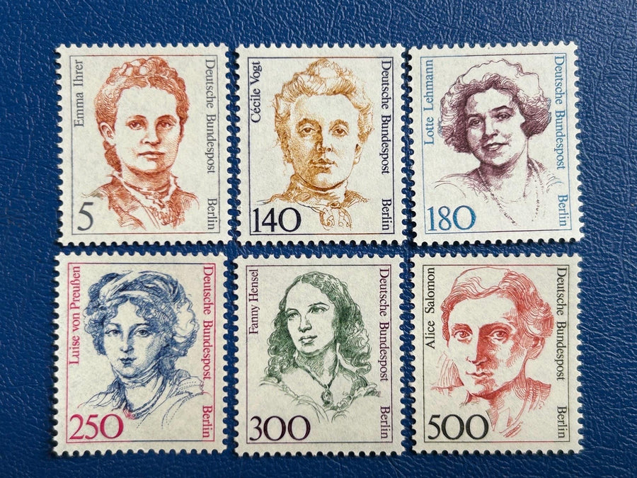 Germany (Berlin) - Original Vintage Postage Stamps - Important Women - 1989 - for the collector, artist or crafter