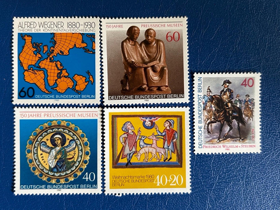 Germany (Berlin) - Original Vintage Postage Stamps - 1980 - Mix - for the collector, artist or crafter