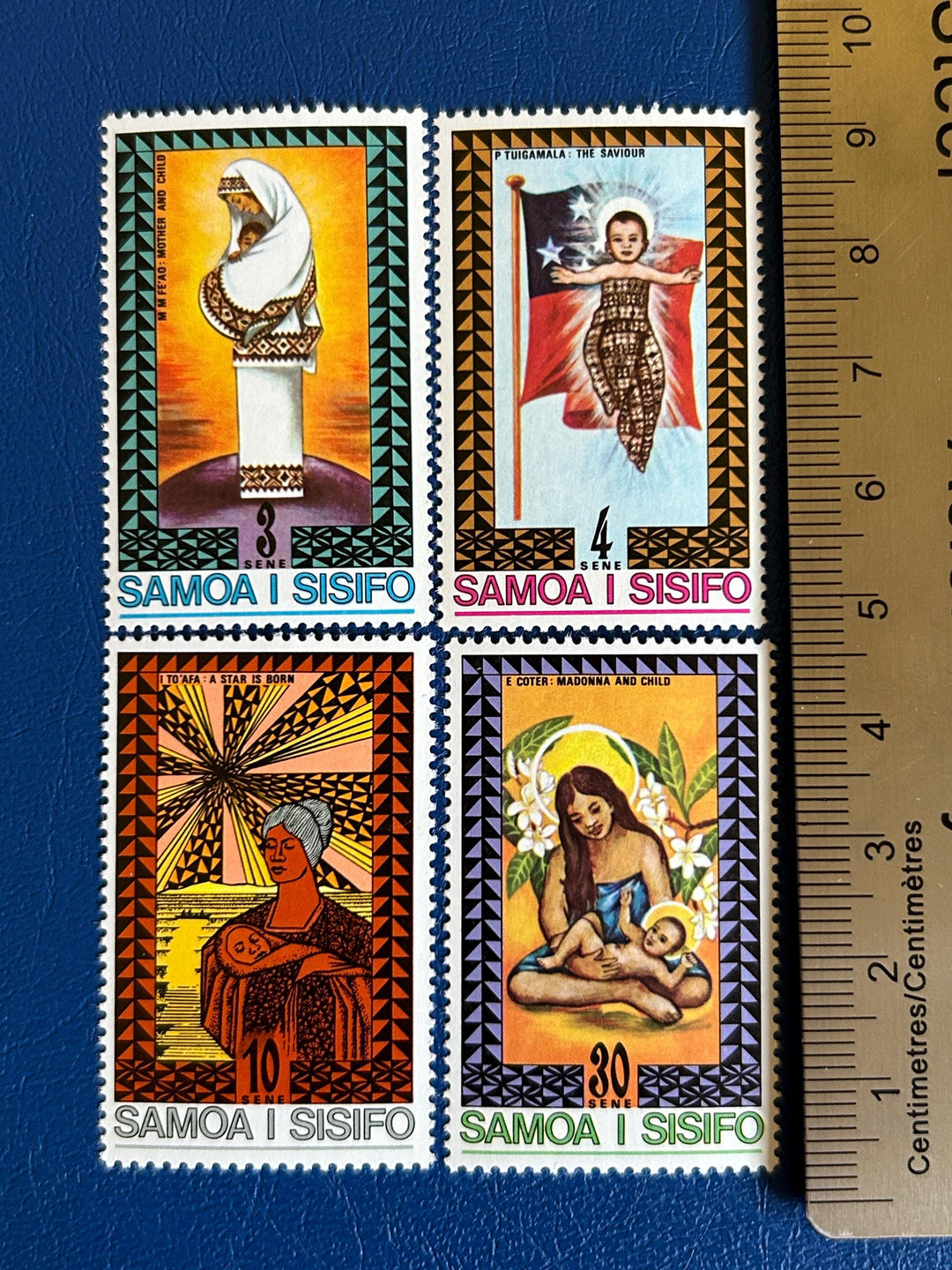 Samoa I Sisifo - Original Vintage Postage Stamps - 1975 - Christmas ...
