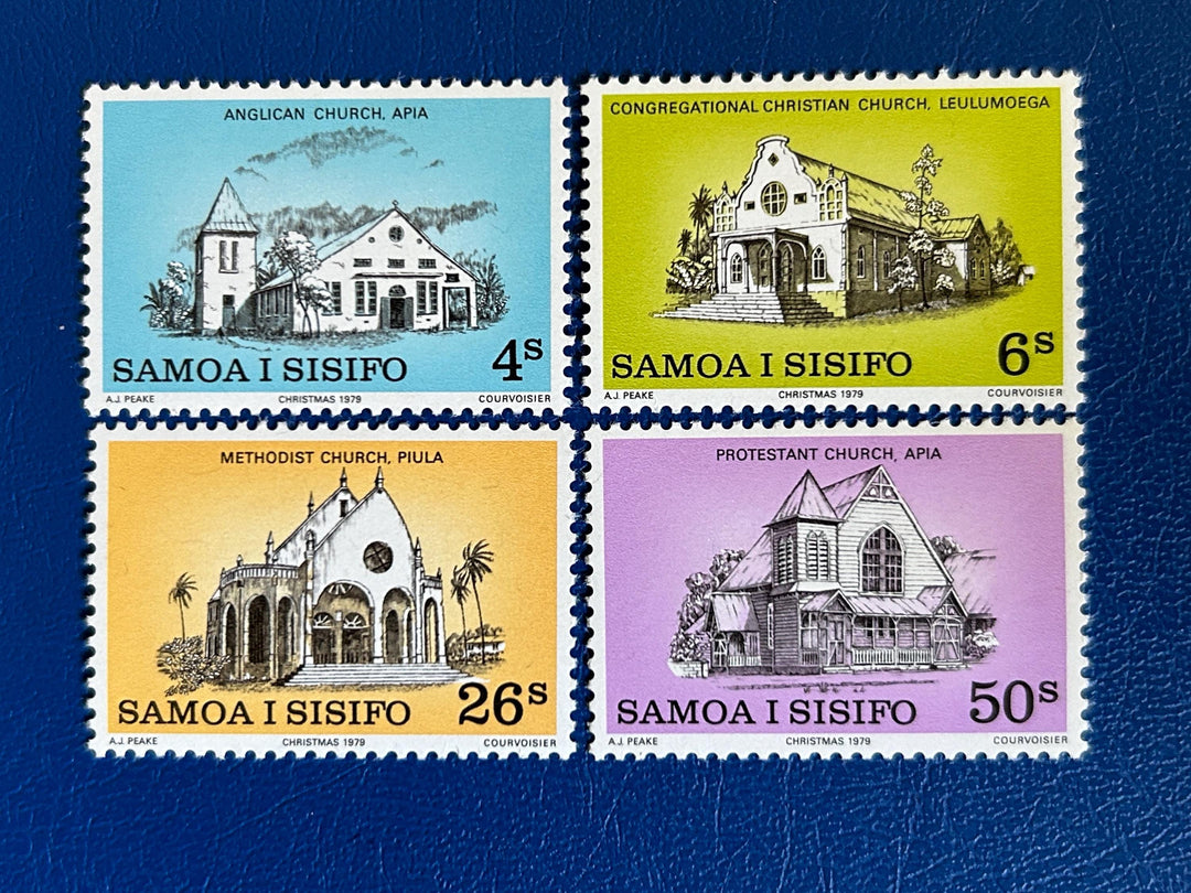 Samoa I Sisifo - Original Vintage Postage Stamps - 1979 - Christmas ...