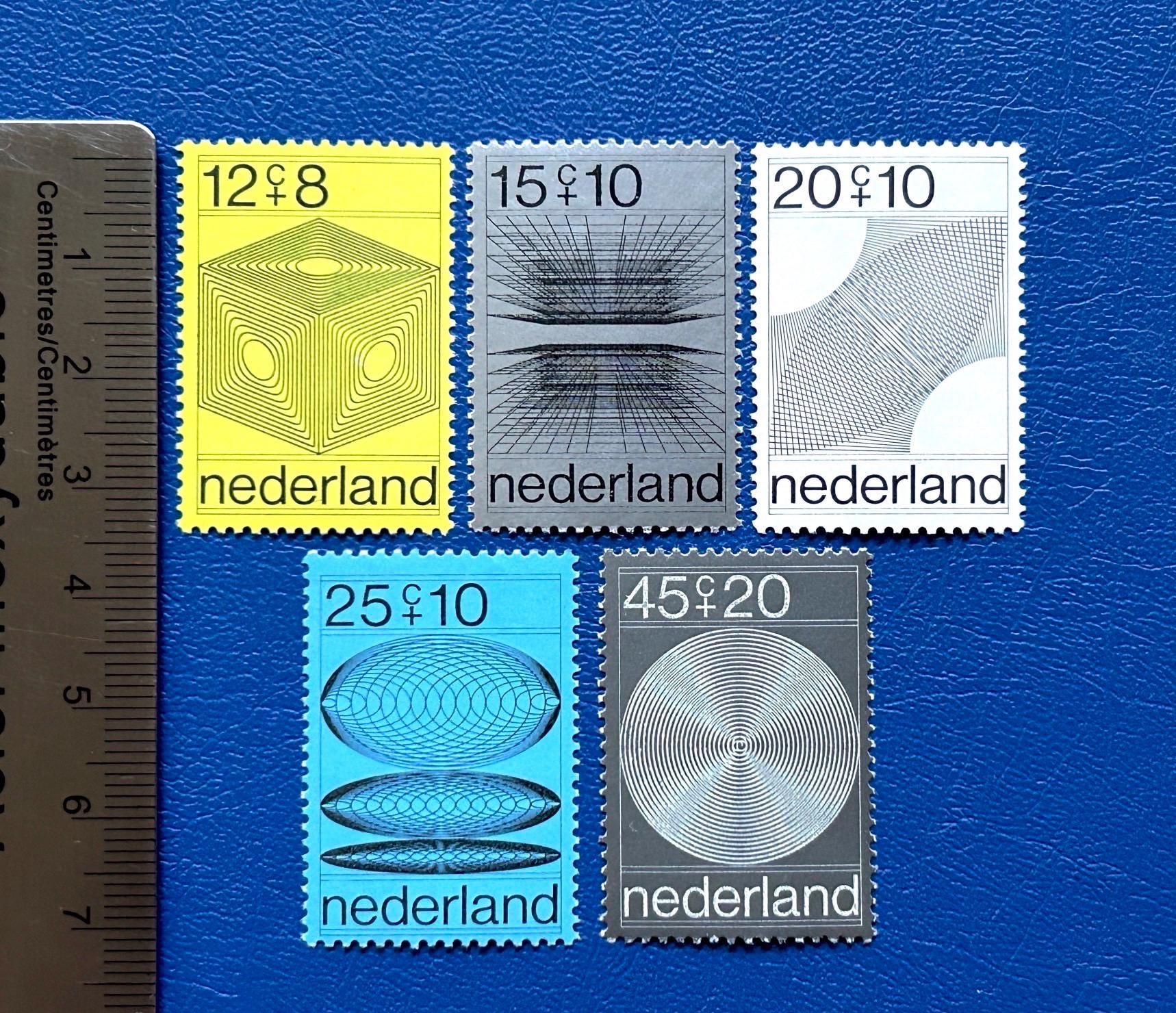 Netherlands 1970 Geometric Shapes