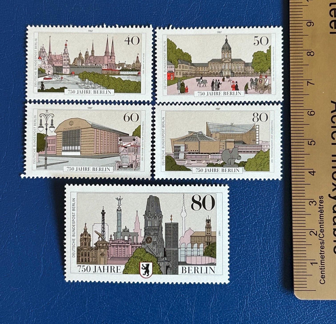 Germany (Berlin) - Original Vintage Postage Stamps - 1987 - 750 Years Berlin - collector, artist or crafter