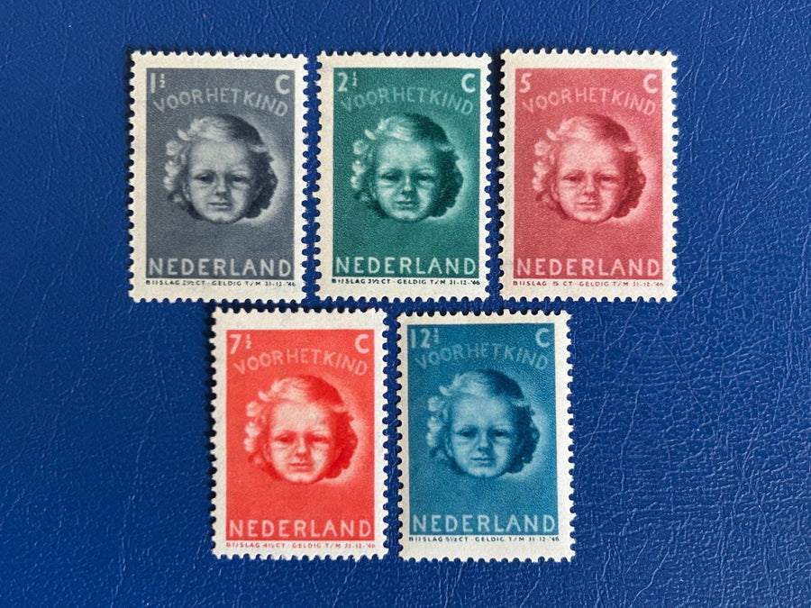 Netherlands - Original Vintage Postage Stamps- 1945 - Children’s Stamps - for the collector, artist, or crafter