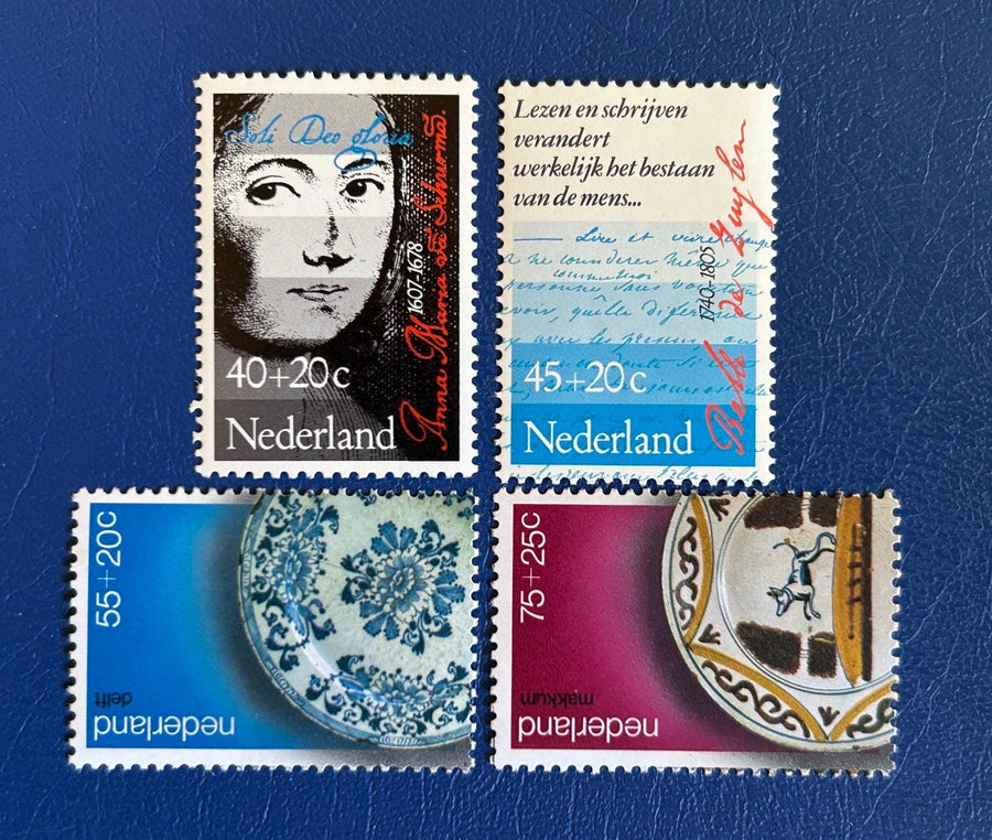 Netherlands - Original Vintage Postage Stamps- 1978 - Summer Stamps - for the collector , artist or crafter