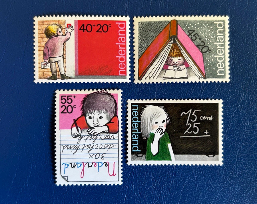 Netherlands - Original Vintage Postage Stamps- 1978 - Children’s Stamps - for the collector , artist or crafter