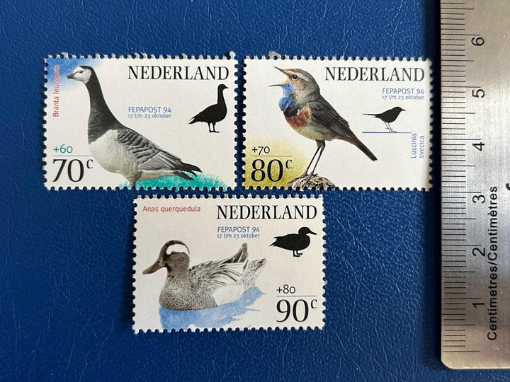 Netherlands - Original Vintage Postage Stamps- 1994 - Birds: International Stamp Ex Hague - for the collector, artist, crafters