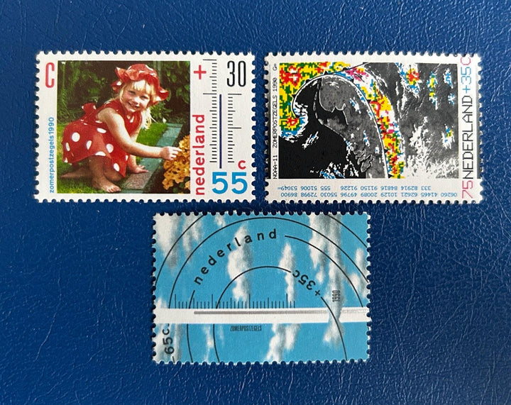 Netherlands - Original Vintage Postage Stamps- 1990/92 - Summer & Children - for the collector, artist, crafters - scrapbooking, decoupage