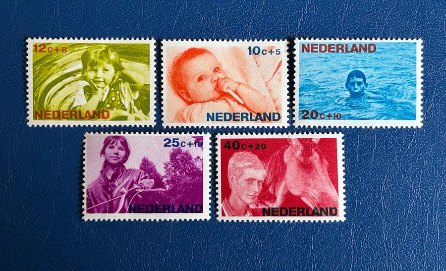 Netherlands - Original Vintage Postage Stamps- 1964 - Animals - for the collector, artist, crafters - scrapbooking, decoupage