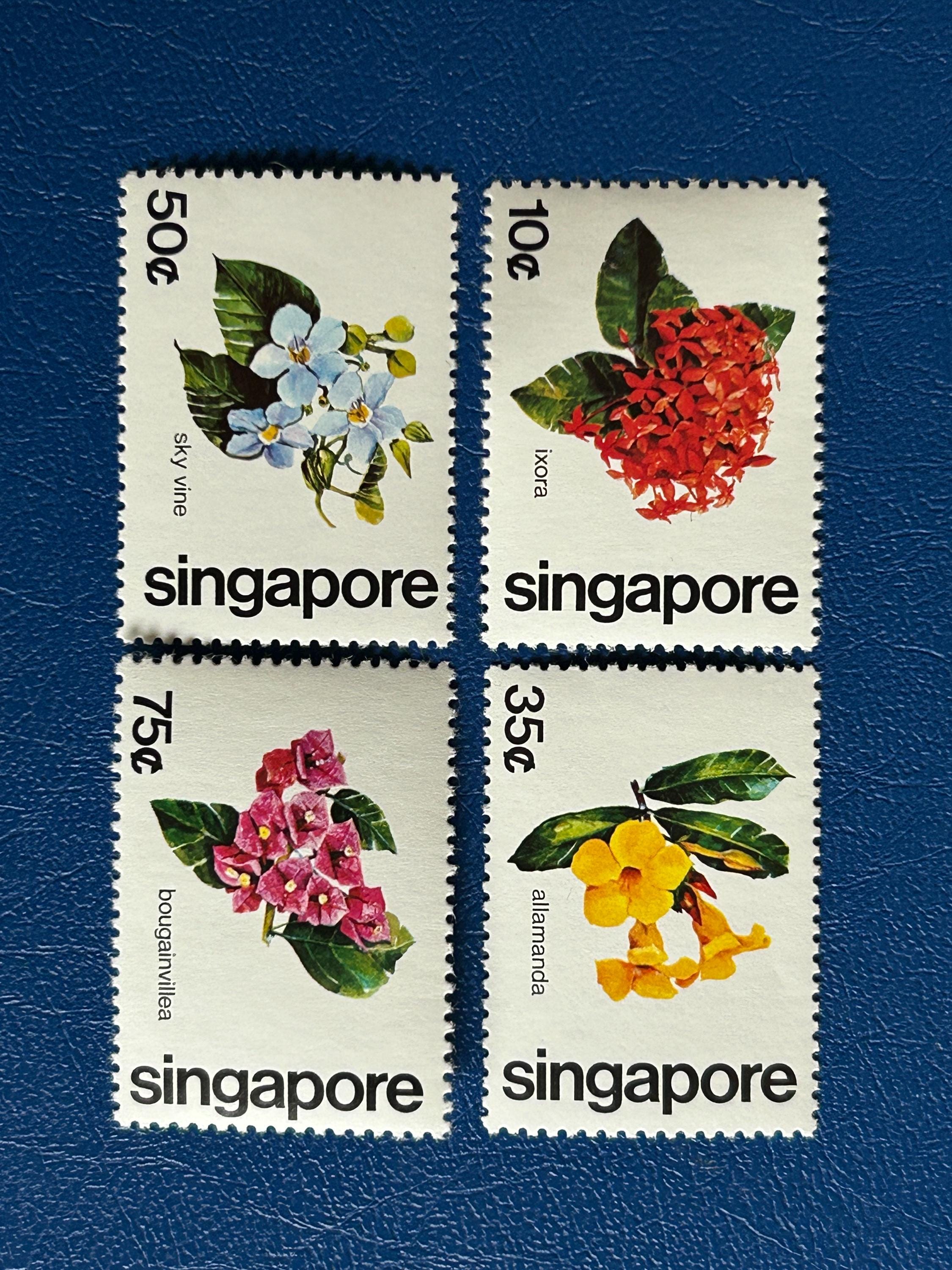 Singapore 1980 Flowers Definitive Series