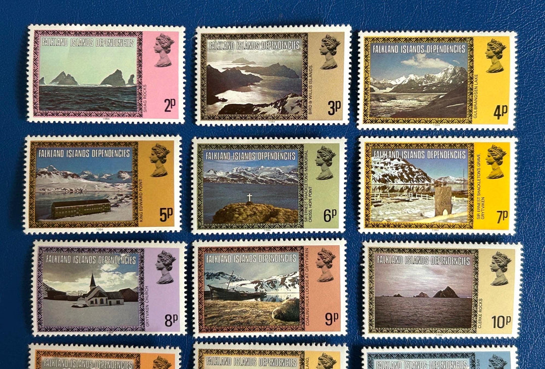 Falkland Islands Dependencies - Original Vintage Postage Stamps - 1984 - Definitives - for the collector, crafter or artist - mnh