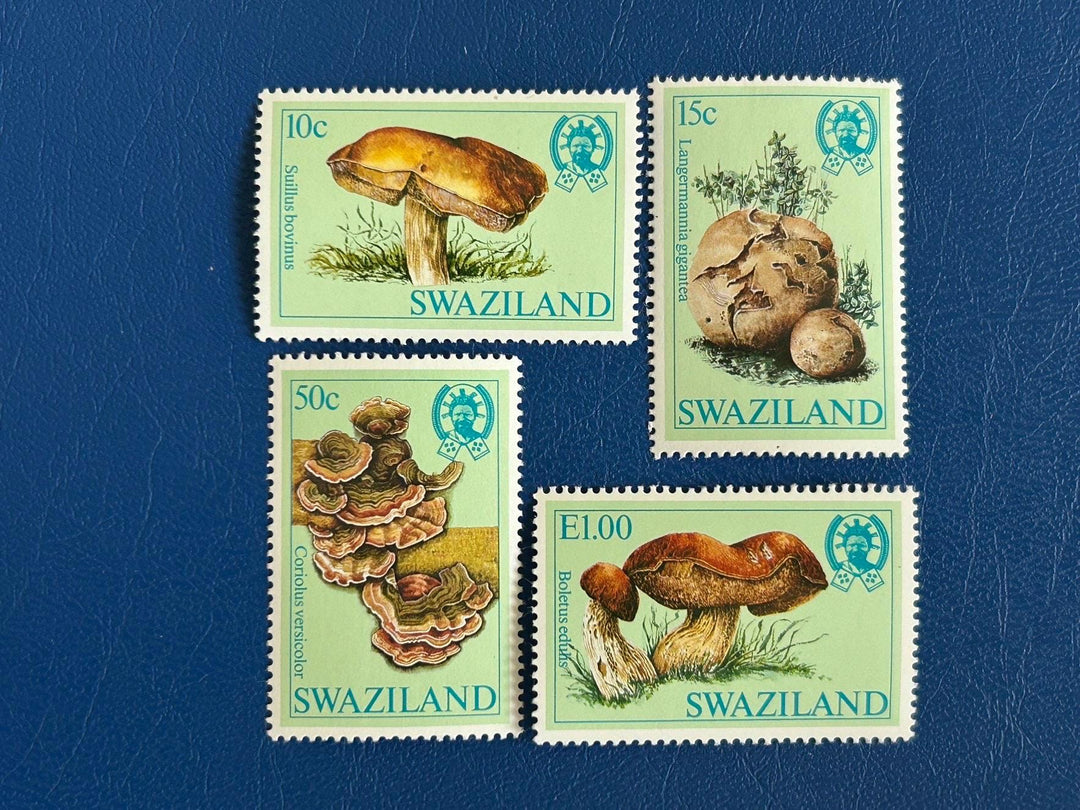 Ivory Coast - Original Vintage Postage Stamps- 1984 - Mushrooms - for the collector, artist or crafter - scrapbooks, paper crafts, collage