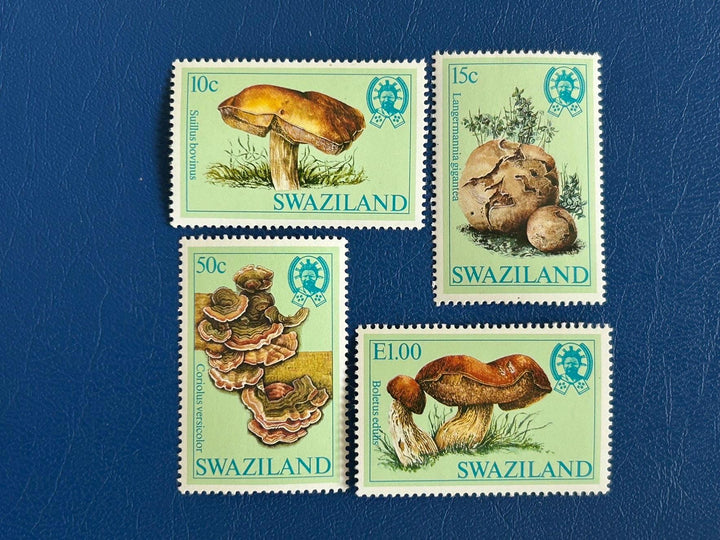 Ivory Coast - Original Vintage Postage Stamps- 1984 - Mushrooms - for the collector, artist or crafter - scrapbooks, paper crafts, collage
