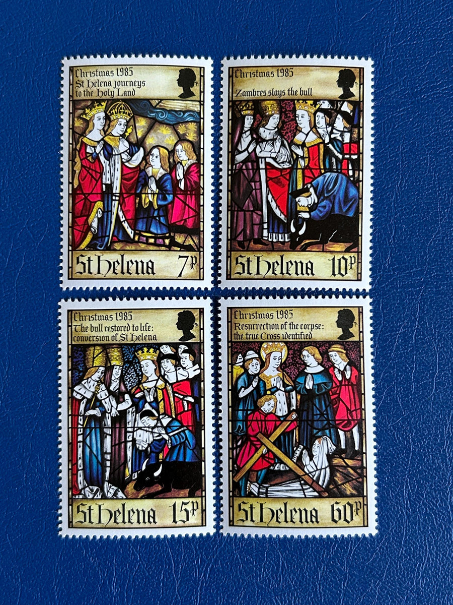 St. Helena - Original Vintage Postage Stamps - 1985 - Life of St. Helena Issue 3 (Christmas) - for the collector, artist or crafter
