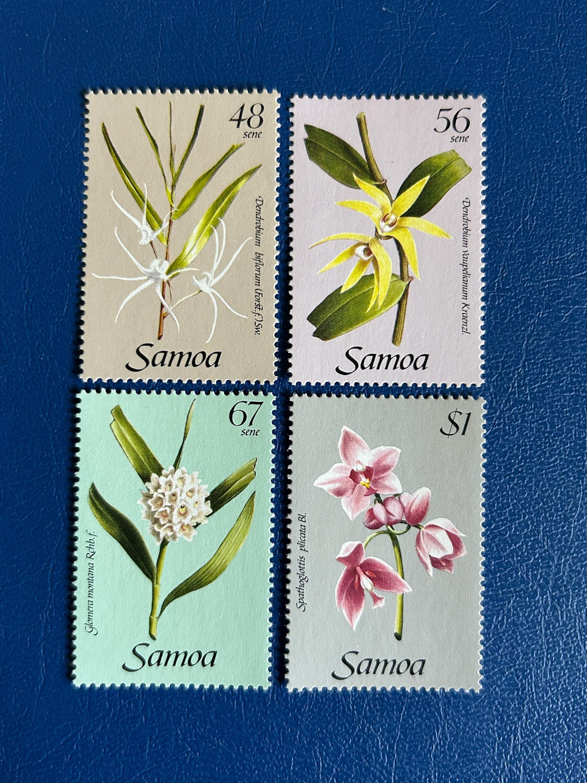 Samoa - Original Vintage Postage Stamps - 1985 - Orchids – On the Ridge ...
