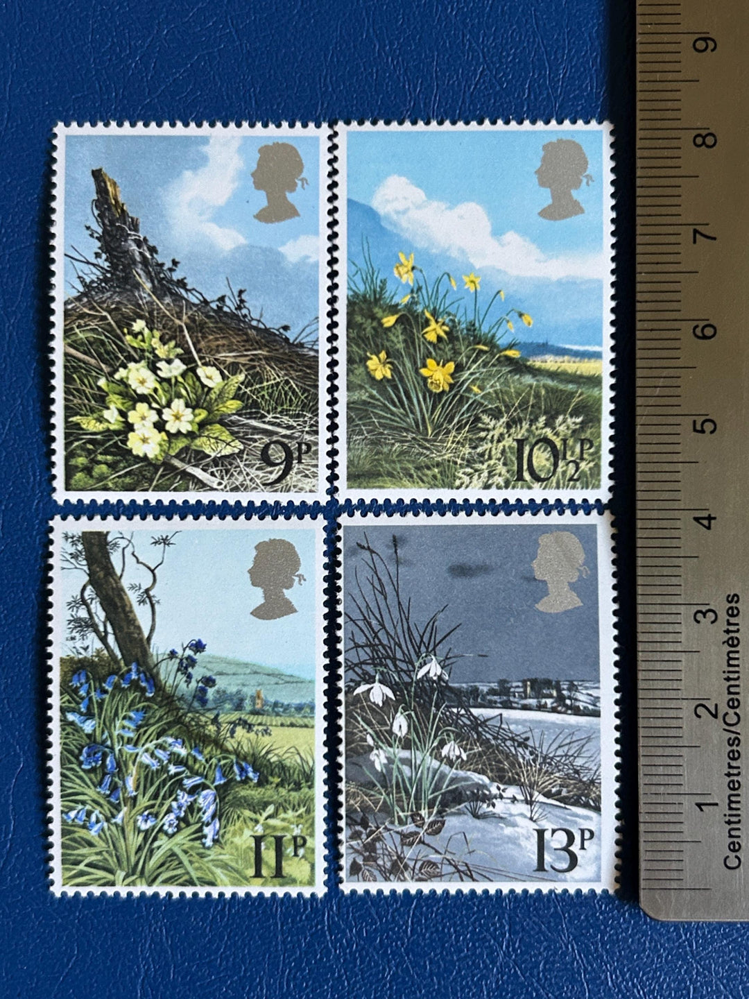United Kingdom - Original Vintage Postage Stamps - 1979 - Flowers – On ...