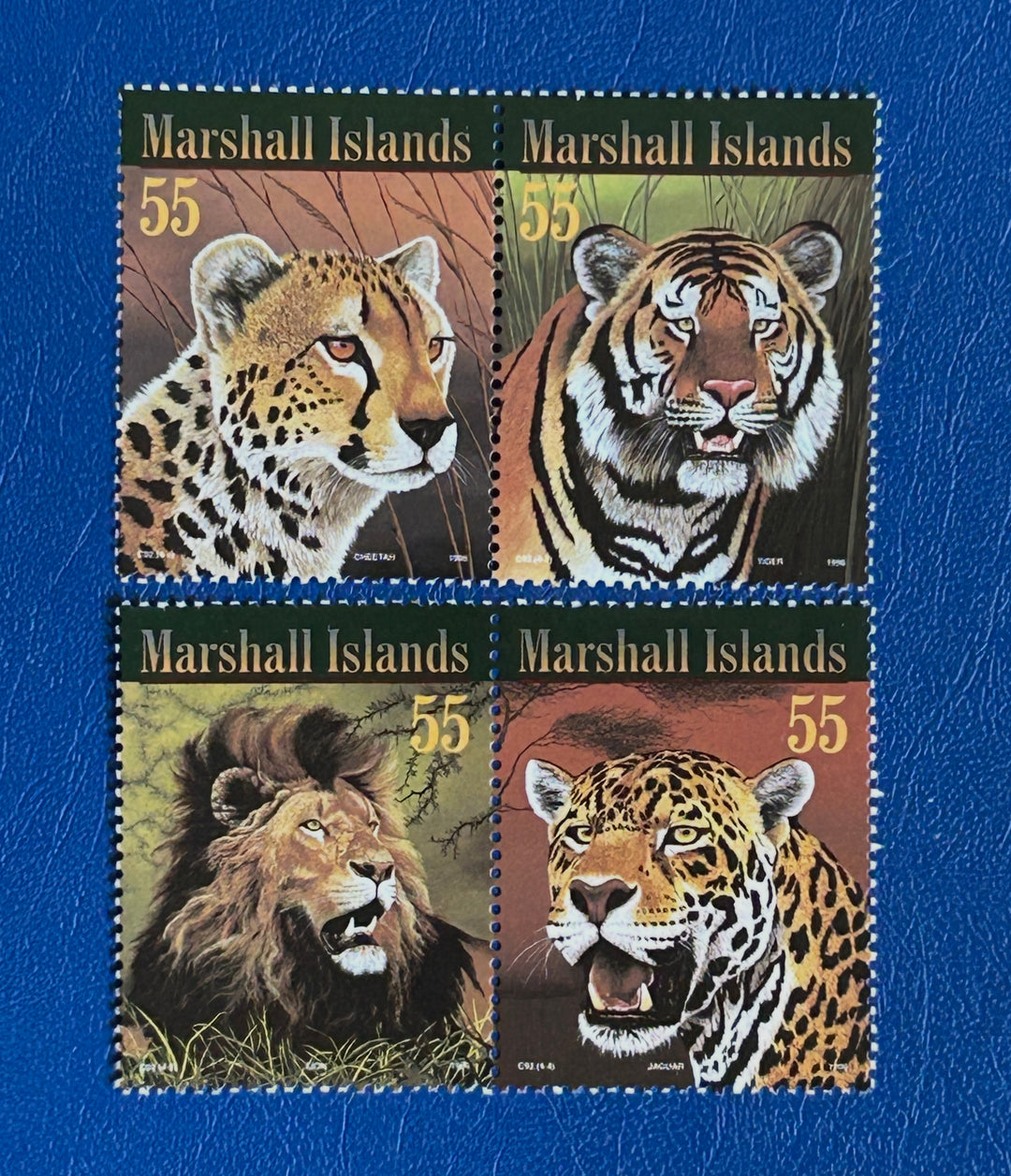 Marshall Islands - 1996 -  Wild Cats (fauna) - MNH**