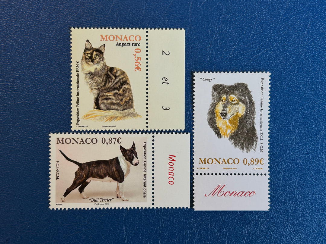 Monaco - 2012-14 - Cat/Dog Exhibition (fauna) - MNH**