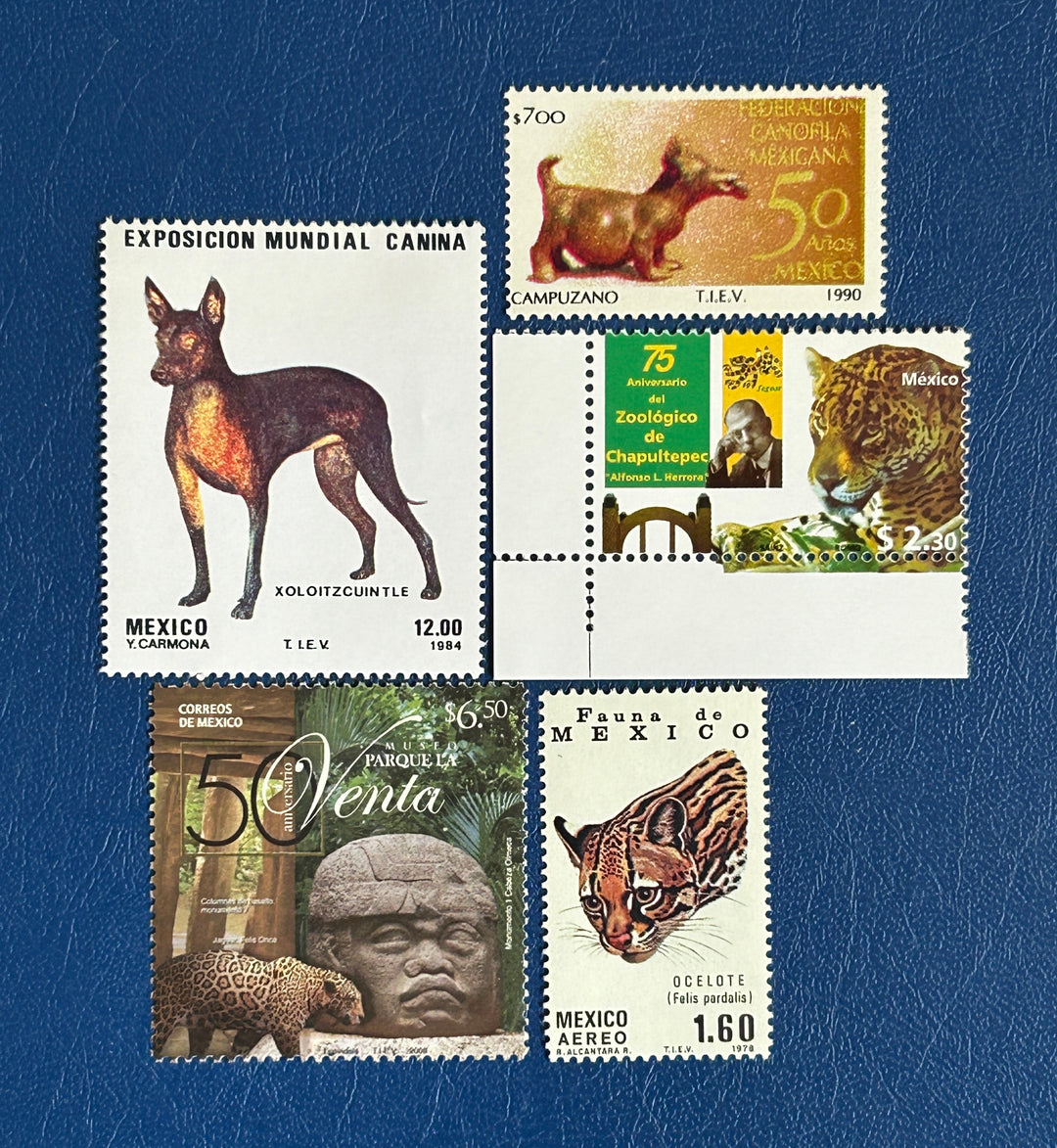 Mexico - Mixed Dogs/Cats (fauna) - MNH**