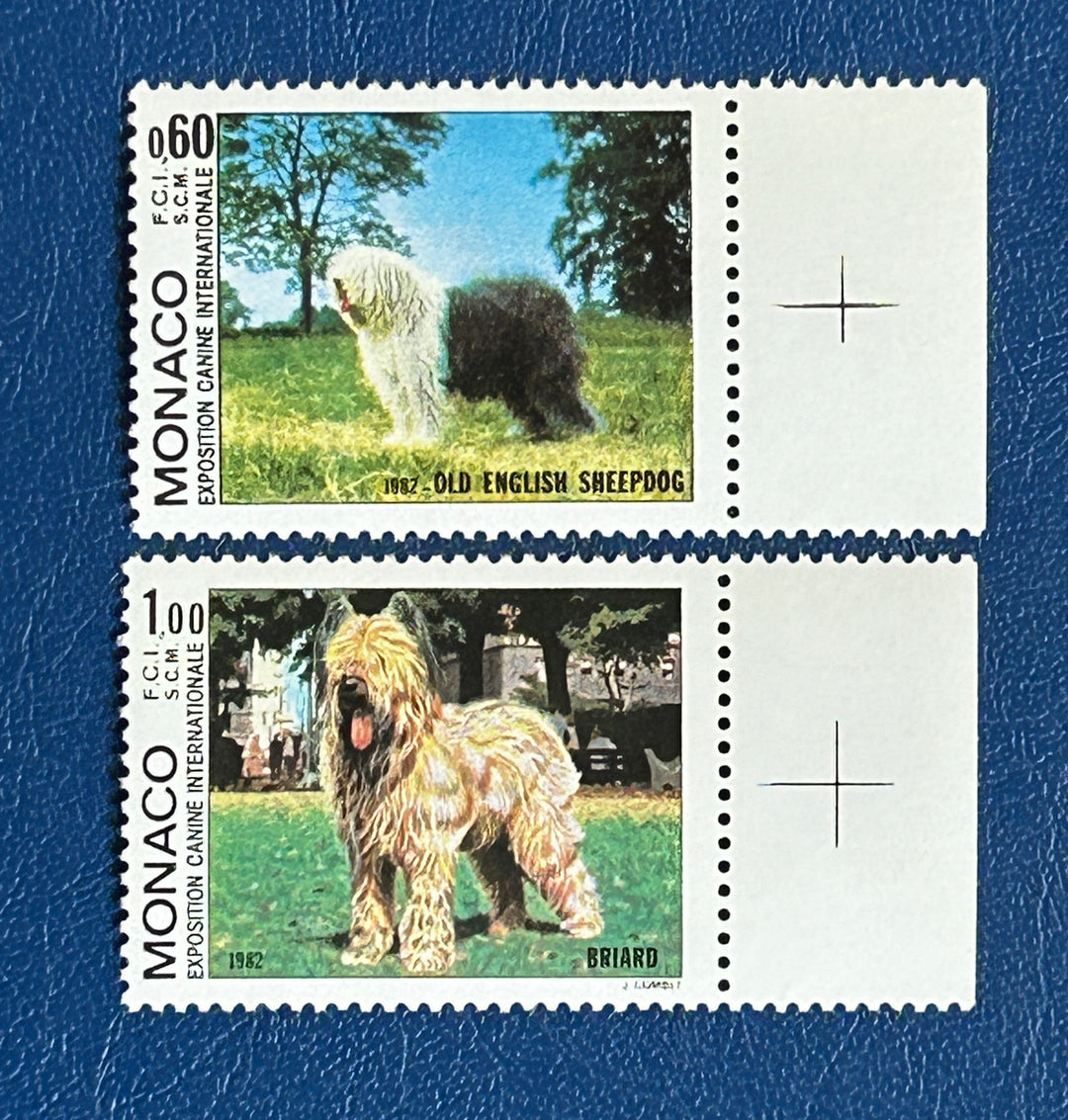 Monaco - 1982 - Dog Exhibition (fauna) - MNH**