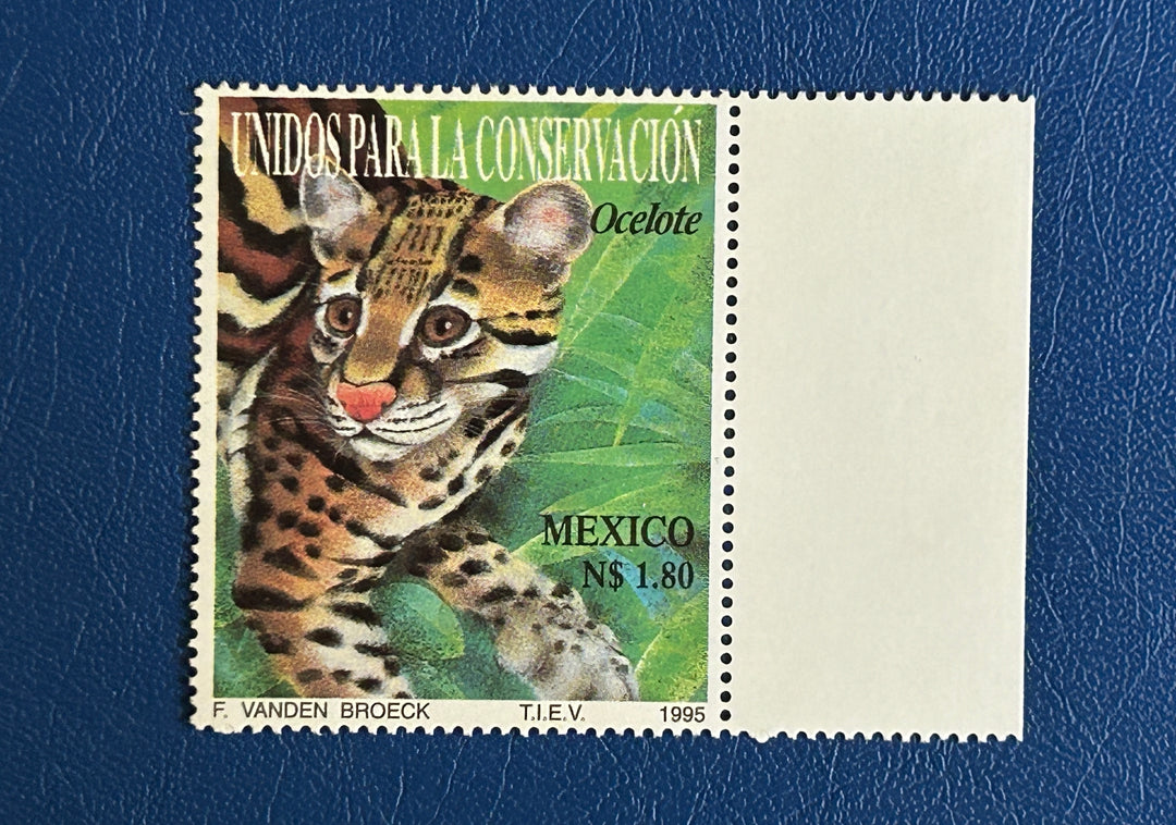 Mexico - 1995 -  Wild Cat (United for Conservation) (fauna) - MNH**