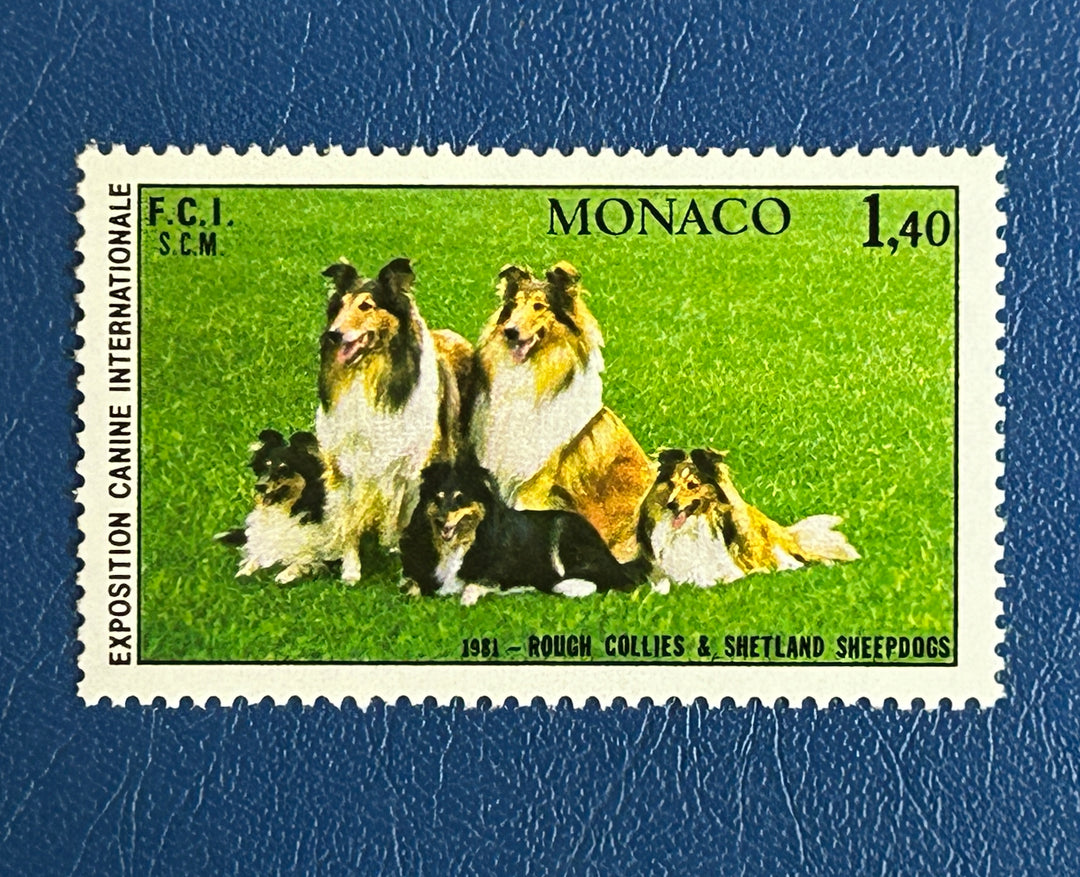 Monaco - 1981 - Dog Exhibition (fauna) - MNH**