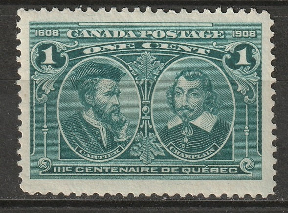 Canada 1908 Sc 97 MLH* gum crease