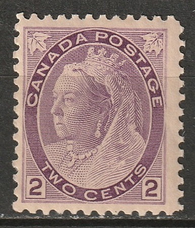 Canada 1898 Sc 76 MLH* small gum mark